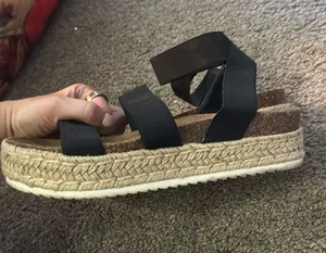 Sandals Black Size 10 thumbnail 1