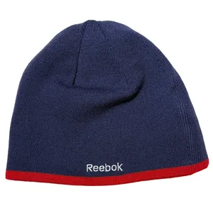 New York Rangers Reebok Knit Beanie Hat Navy Red NHL thumbnail 4