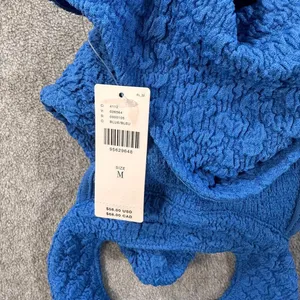 Maeve Anthropologie Textured High Neck Halter Tank Top Women's Medium Blue New thumbnail 6