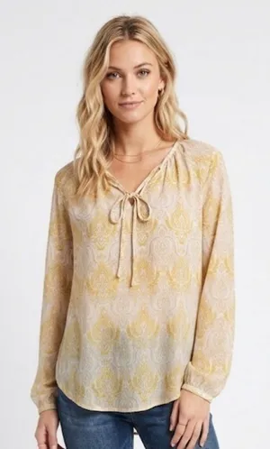 Rose & Olive size large pink paisley shirt thumbnail 1