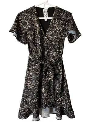 Sadie & Sage Polka Dot Dress Size Small Midi‎ Fit & Flare Cottagecore Preppy thumbnail 1