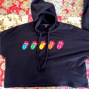 Rolling Stones Women’s Cropped Hoodie thumbnail 4