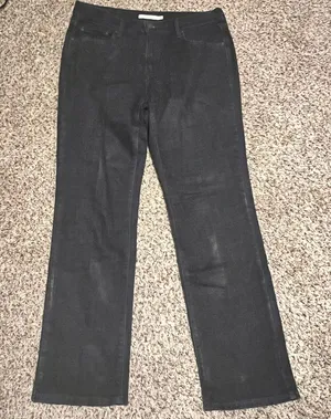 Levi's 505 Classic Dark Wash Straight Jeans Casual Stretch Denim Pants Size 30‎ thumbnail 1