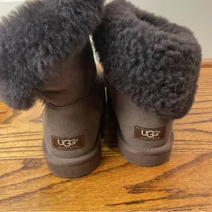 UGG Brown Fur Lined Boots thumbnail 3