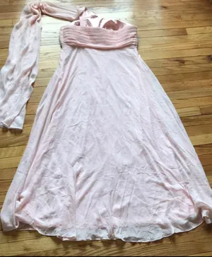 Ever Pretty Chiffon Vintage One Shoulder strap draped accordion Chiffon Formal Evening Gown Dress Asymmetric coquette Gown thumbnail 8