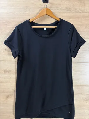 Ideology Women’s Black Short Sleeve Tunic Top Athletic Dress thumbnail 3