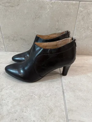 LifeStride NWOT Georgia Soft System black zip back boots size 6.5W flex soles thumbnail 4