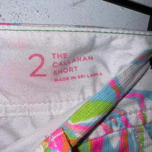 Lilly‎ Pulitzer Callahan Shorts Scuba To Cuba Neon Size 2 thumbnail 4