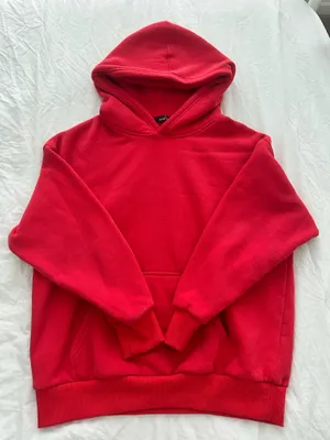 Amazon Hoodie Oversized Red Size XS thumbnail 1