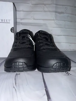 Skechers Women’s Uno Savvy Debon Air Black Athletic Street Sneaker thumbnail 5