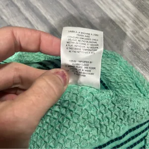 Postmark Anthropologie Green Striped Short Sleeve Dress; small Women’s thumbnail 6