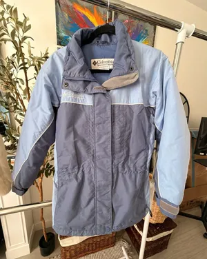 Columbia Women's Winter Ski Snowboarding Jacket Blue Gray Size Small thumbnail 1
