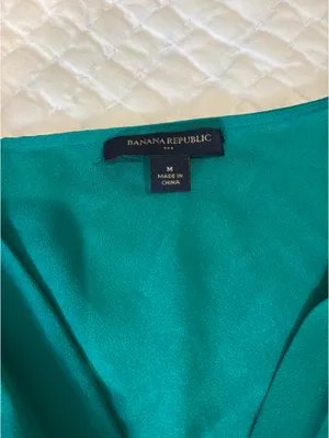 Banana Republic Turquoise Blouse thumbnail 3