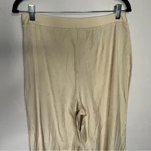 We The Free Cream High‎ Rise Flowy Side Zipper Button Beach Pants thumbnail 9