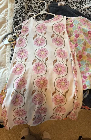 Floral mini dress Pink thumbnail 1