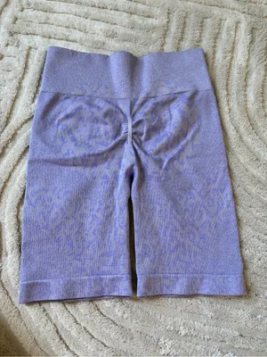 gymshark biker shorts Purple thumbnail 3