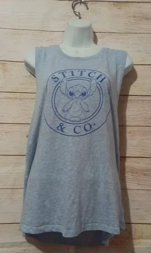 DISNEY Lil Stitch Sleeveless‎ Sz XL thumbnail 1