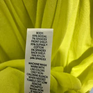 Victoria's Secret Fashions Best Kept Secret Bra Top M Chartreuse Shelf Bra Cami thumbnail 5
