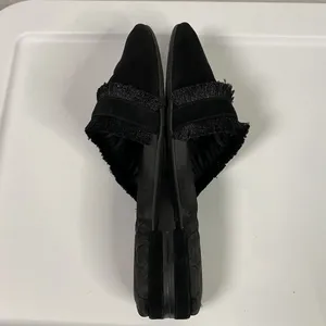 Birdies Women's Elegant Slip On‎ Mule House Slippers 9.5 Black thumbnail 10