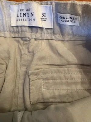 Abercrombie & Fitch Linen Collection Pants – Size 31 | 12 NWT thumbnail 4