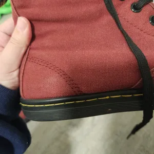 Dr. Martens Storeditch Red Canvas Lace Up Boots Size EU 41 thumbnail 6