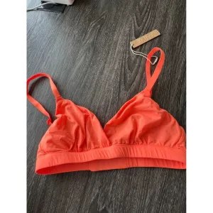SKIMS Everyday Bralette in Neon Orange Traingle XXS Womens New Solid Adjustable‎ thumbnail 3