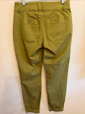 🌴🌴🌴BOGOHO🌴🌴🌴Cabi Olive Green Women’s Casual Utility Pants-4 thumbnail 8
