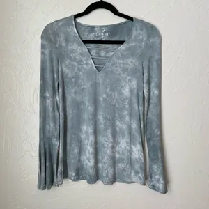 American Eagle tie dyed long sleeve top▪️XS thumbnail 1