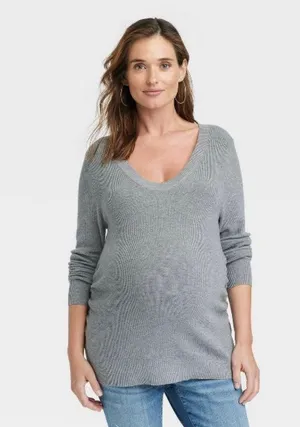 Isabel Maternity Lightweight Maternity Sweater - by Ingrid & Isabel™ thumbnail 1