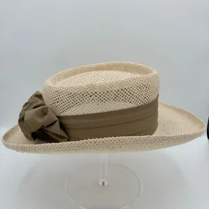 Pelican Hill‎ Golf Club Straw Hat Ribbon Flower Accent Resort Style thumbnail 13