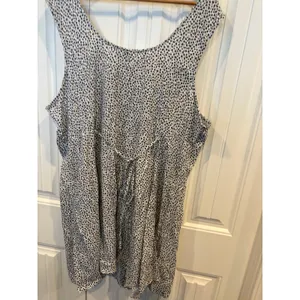 Old Navy White And‎ Blue Floral Dress Size XXL thumbnail 4