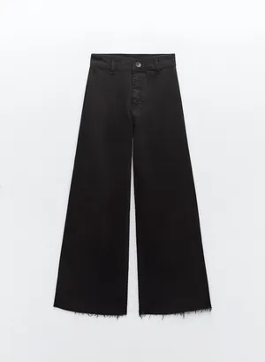 ZARA High Waist Marine Jeans thumbnail 2
