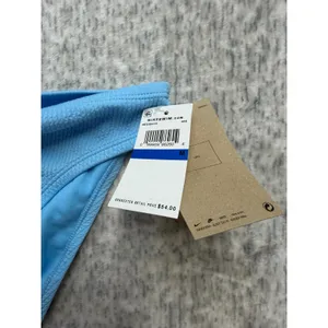 Nike Swim Womens High Waisted Bikini Bottoms Blue Textured NESSD234 Size M NEW‎ thumbnail 3