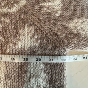 Venezia Jeans Sweater Women 14/16 Brown Reindeer Fair Isle Nordic Oversized thumbnail 10