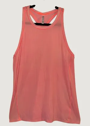 57‎ | Athleta High Neck Racerback Athletic Tank Top Coral Pink Womens Small thumbnail 1
