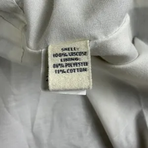 Abercrombie & Fitch Mini Skirt Womens Medium Grey Smocked Elastic Waist Logo Vtg thumbnail 4