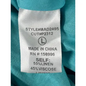 Aaron & Amber Linen Blend Maxi Dress Large Pockets thumbnail 8