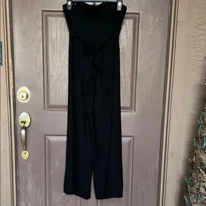 Princess Polly Elegant Black Wide Leg Jumpsuit thumbnail 4