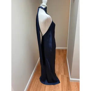 Show Me Your MuMu Lisa Maxi Dress Midnight Navy Size Medium thumbnail 9