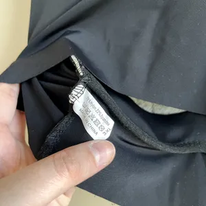 Nylon black wide strap padded bra full coverage women's 3XL (US M) mesh detail‎ thumbnail 5