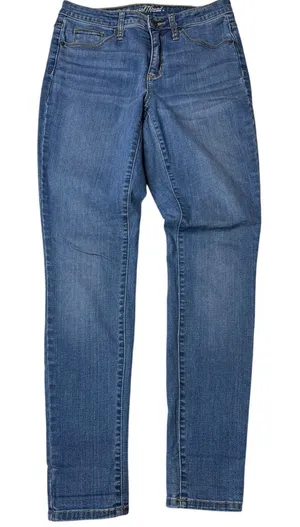 Universal Thread Jeans High Rise Skinny Stretch Medium Wash Size 6 28R thumbnail 1