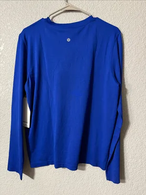 Lululemon Swiftly Relaxed along Sleeve Size 6 Clubhouse blue thumbnail 4