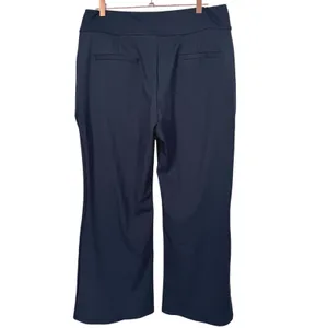 NWT Halara Flex High Waisted Pocket Work Flare Pants Navy Blue Size XLP thumbnail 7