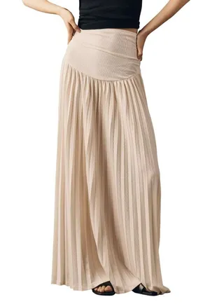 Lioness Field of Dreams Maxi Skirt in Small Cream Womens Long Bottoms thumbnail 1