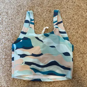 Camo swim tankini Blue thumbnail 2