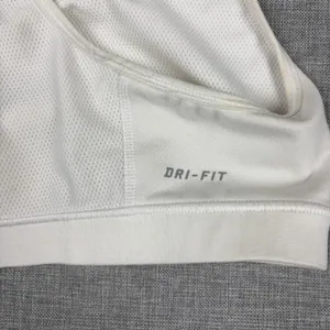 Nike Sports Bra‎ Womens S White Racerback Dri-FIT Mesh Wireless Breathable thumbnail 7