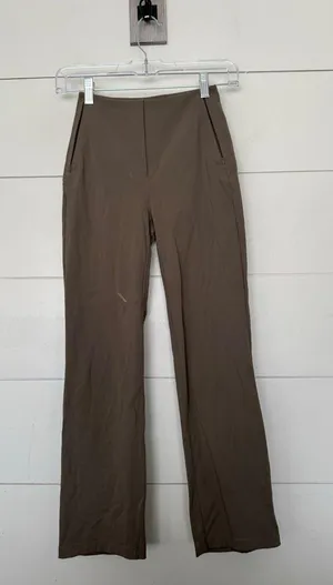 Lululemon Women’s 0 Brown Smooth Fit Pull on Flare Pants Wide Leg Flare thumbnail 1