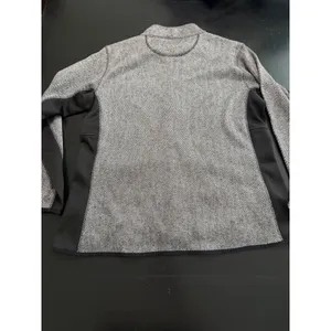 Marc New York Andrew Marc Herringbone Full Zip Jacket Grey‎ Black Womens XXL thumbnail 6
