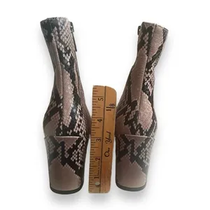 Aquatalia Palomina embossed snake print leather pointed toe booties NEW size 6M thumbnail 12