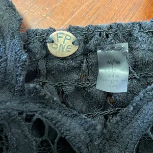 Free People One Adella Bra Top Lace Strappy Bralette Size Medium Black thumbnail 3
